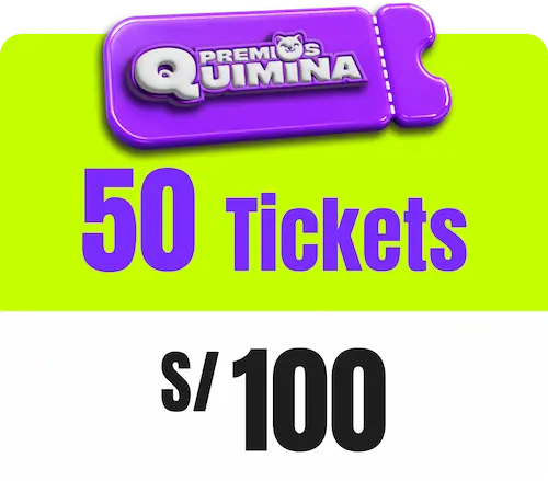Ticket Premios Quimina