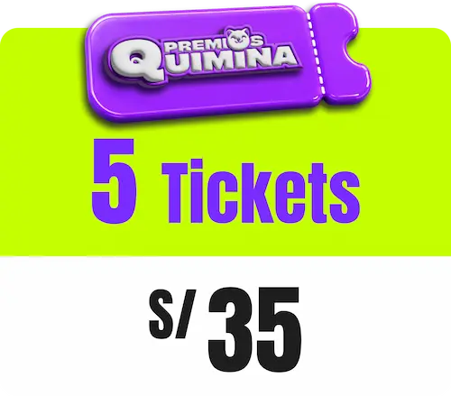 Ticket Premios Quimina