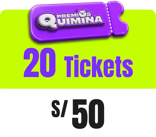 Ticket Premios Quimina